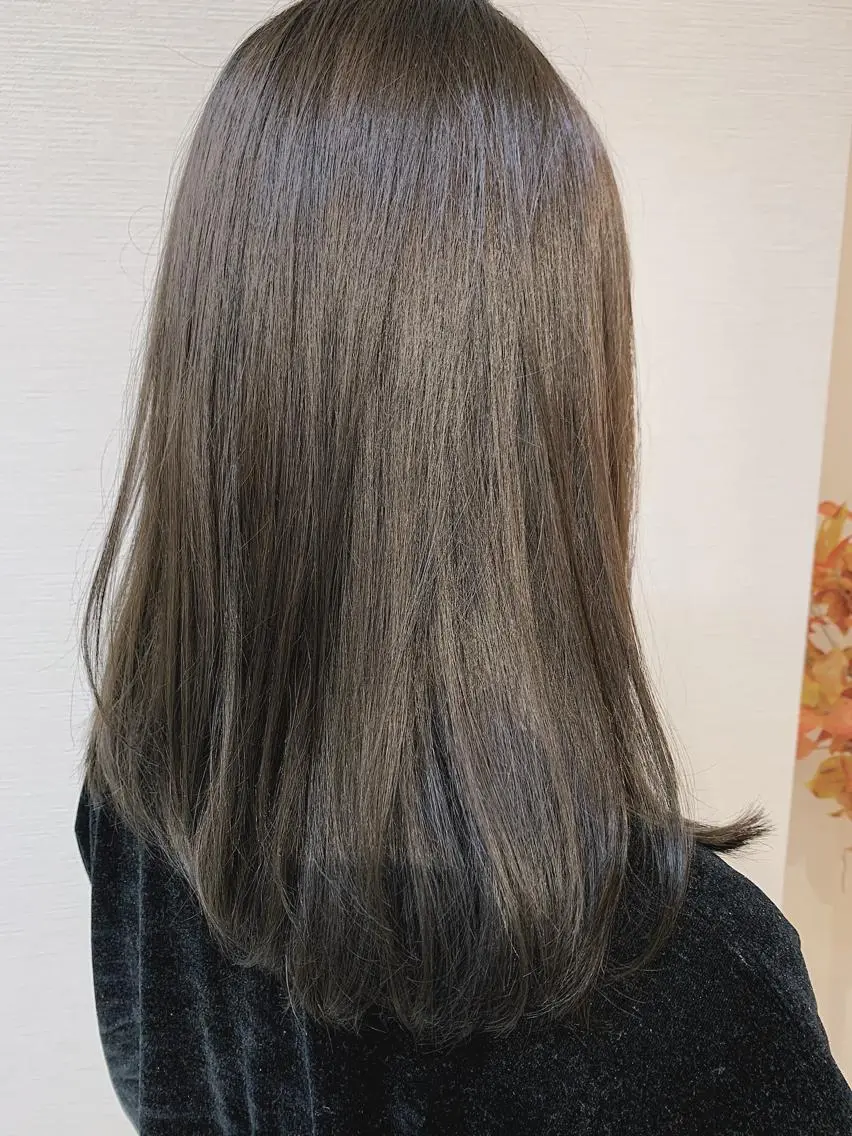ロング 中垣 南のヘアスタイル