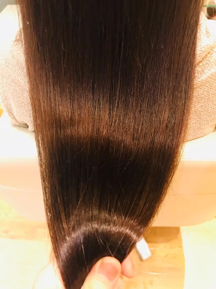セミロング トリートメント パーマモデル募集🌈 森脇帆南のヘアスタイル