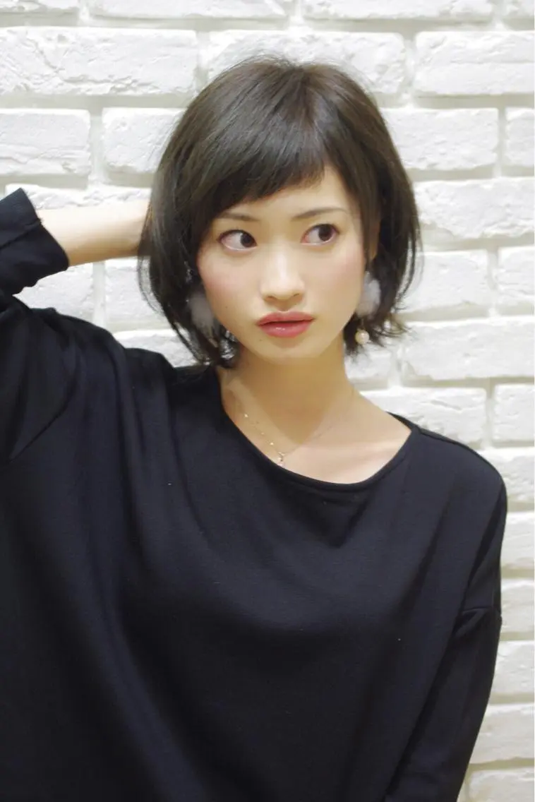 ショート ミディアム カラー 松田 光雄のヘアスタイル