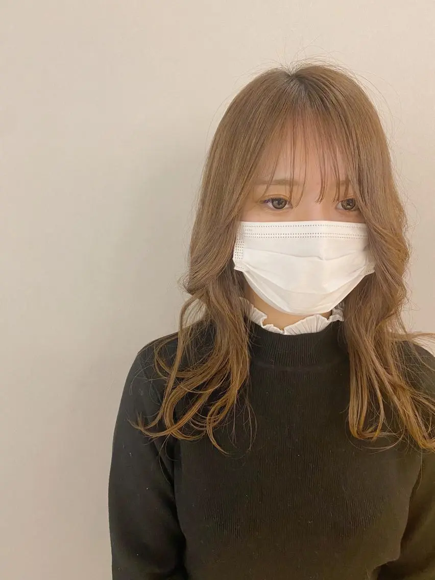 セミロング unopulir 景山 凌のヘアスタイル