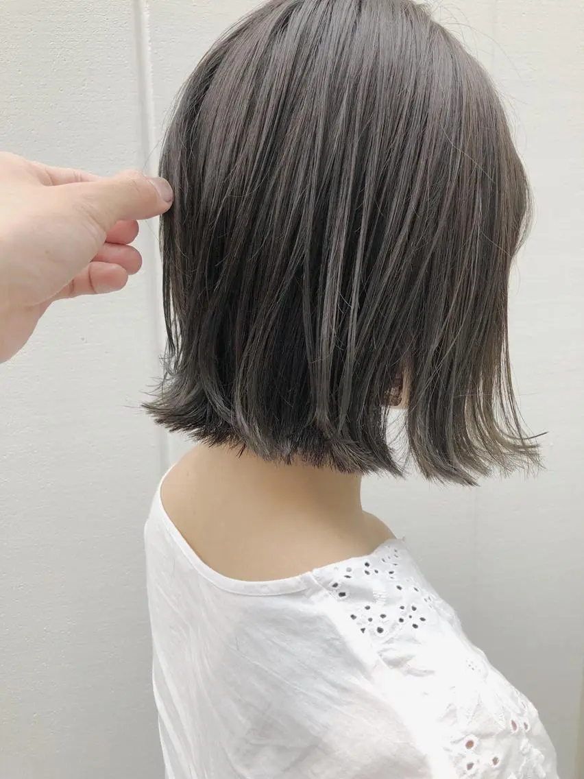 ショート カラー ノグチ ユウキ/ボブのヘアスタイル