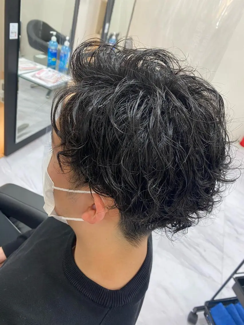 パーマ メンズ 🌴パーマオタク🌴 長谷川 諒佑🌈のヘアスタイル