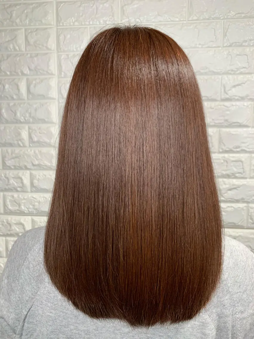 ミディアム カラー ヘアアレンジ アクアカラー 髪質改善 縮毛矯正 トリートメント トリートメント ヘッドスパ Lee東三国 店長 谷辻誠志のヘアスタイル