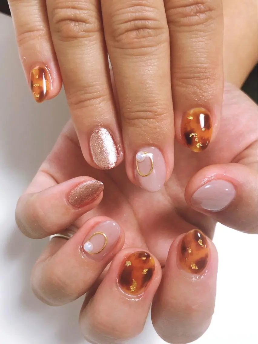 ネイル アートネイル 長さ出し フットネイル グリーン ニュアンスネイル Lily Roseスタッフ一同のマツエク・マツパデザイン