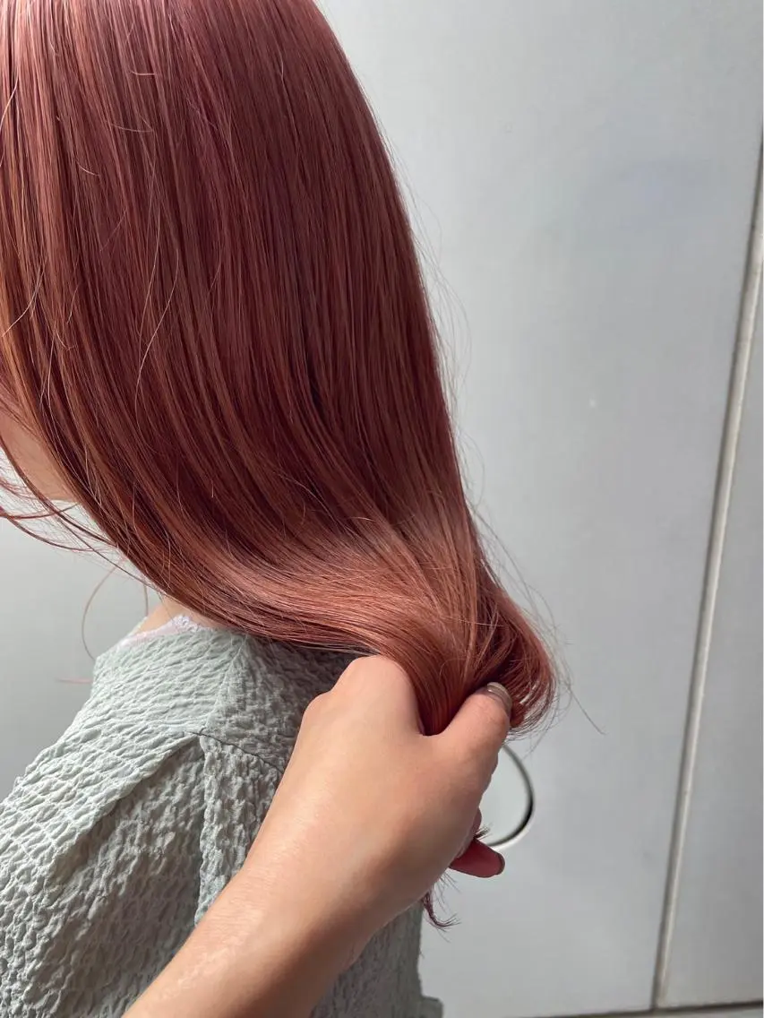 ロング カラー キッズ ヘアカラー トリートメント オトナヘア🌸 harukaのヘアスタイル