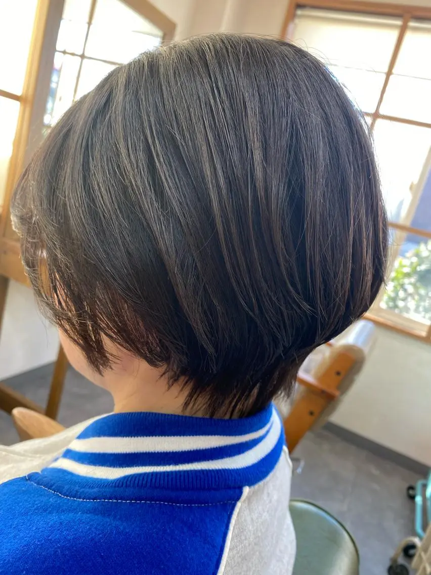 ショート ショートボブ ボブ ショートヘア カット トリートメント 永沼 真依のヘアスタイル
