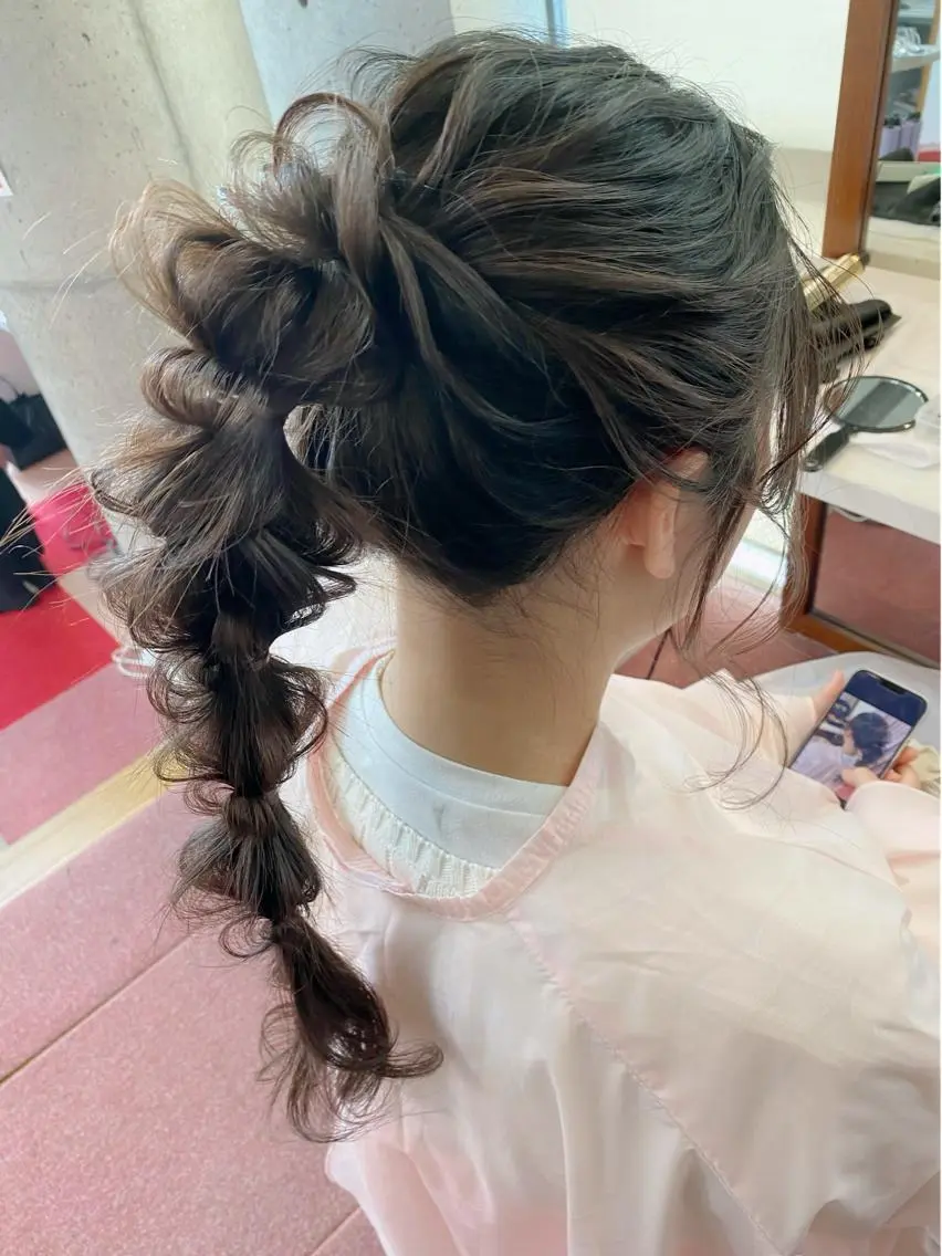 ロング ヘアアレンジ 大阪/ヘアアレンジ /似合わせset💐のヘアスタイル