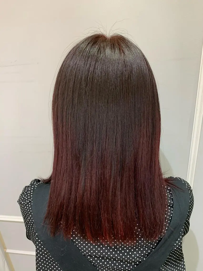 ミディアム カラー ヘアカラー トリートメント 🦖鶴岡 香純🦖のヘアスタイル