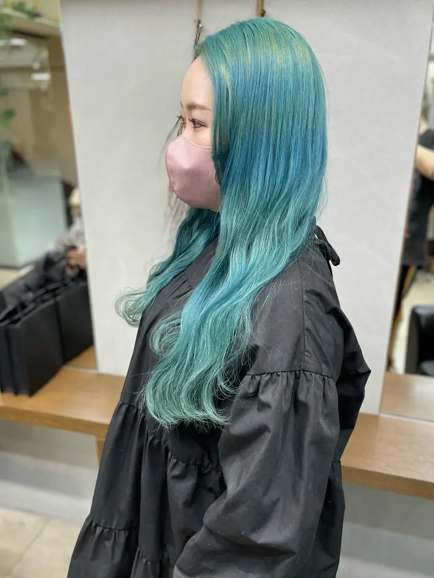 カラー ヘアカラー yasuハイトーン/ デザインカラーのヘアスタイル