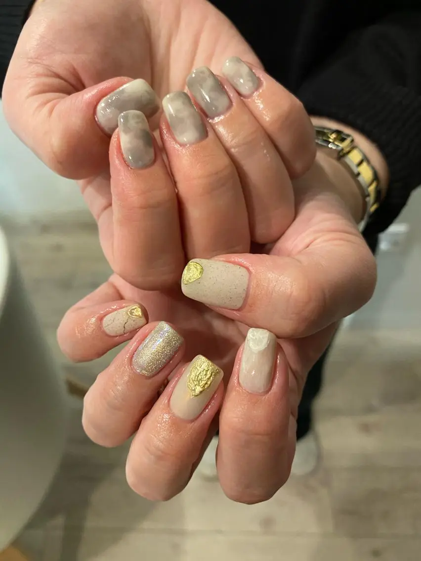 ネイル ハンドネイル 【LINON】 airiのネイルデザイン