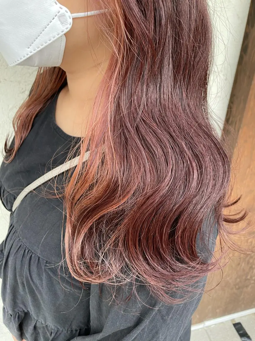 ロング エクステ しもかわ かほのヘアスタイル