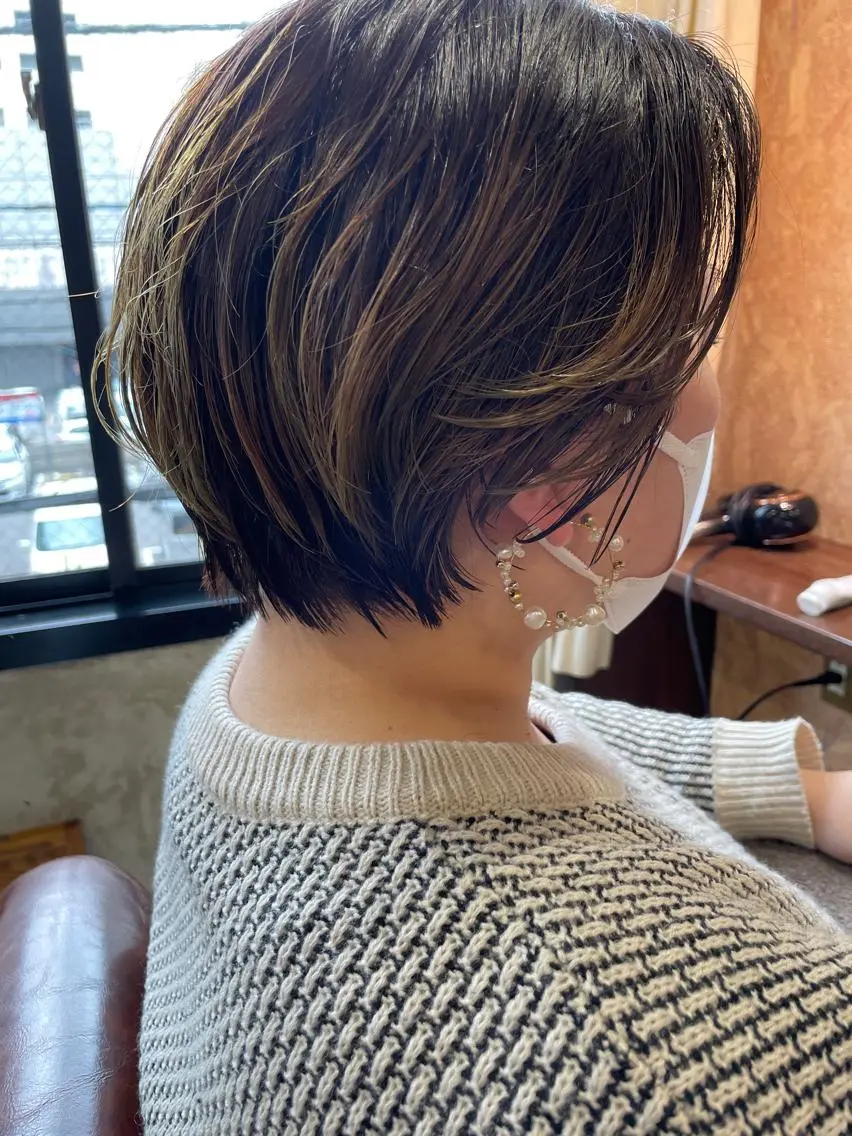 ショート カット パーマ トリートメント ayane⭐️ボブ・ ショート・パーマのヘアスタイル