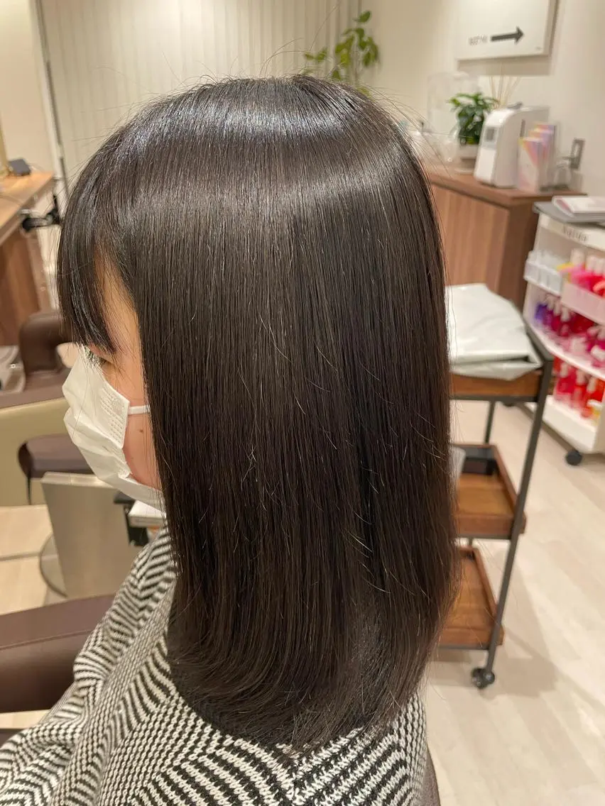 セミロング 縮毛矯正 清瀬駅/痛ませない 縮毛矯正/山崎のヘアスタイル