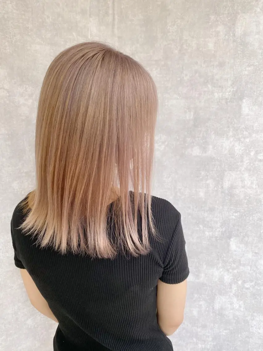 ミディアム カラー ヘアカラー トリートメント 入江 允のヘアスタイル