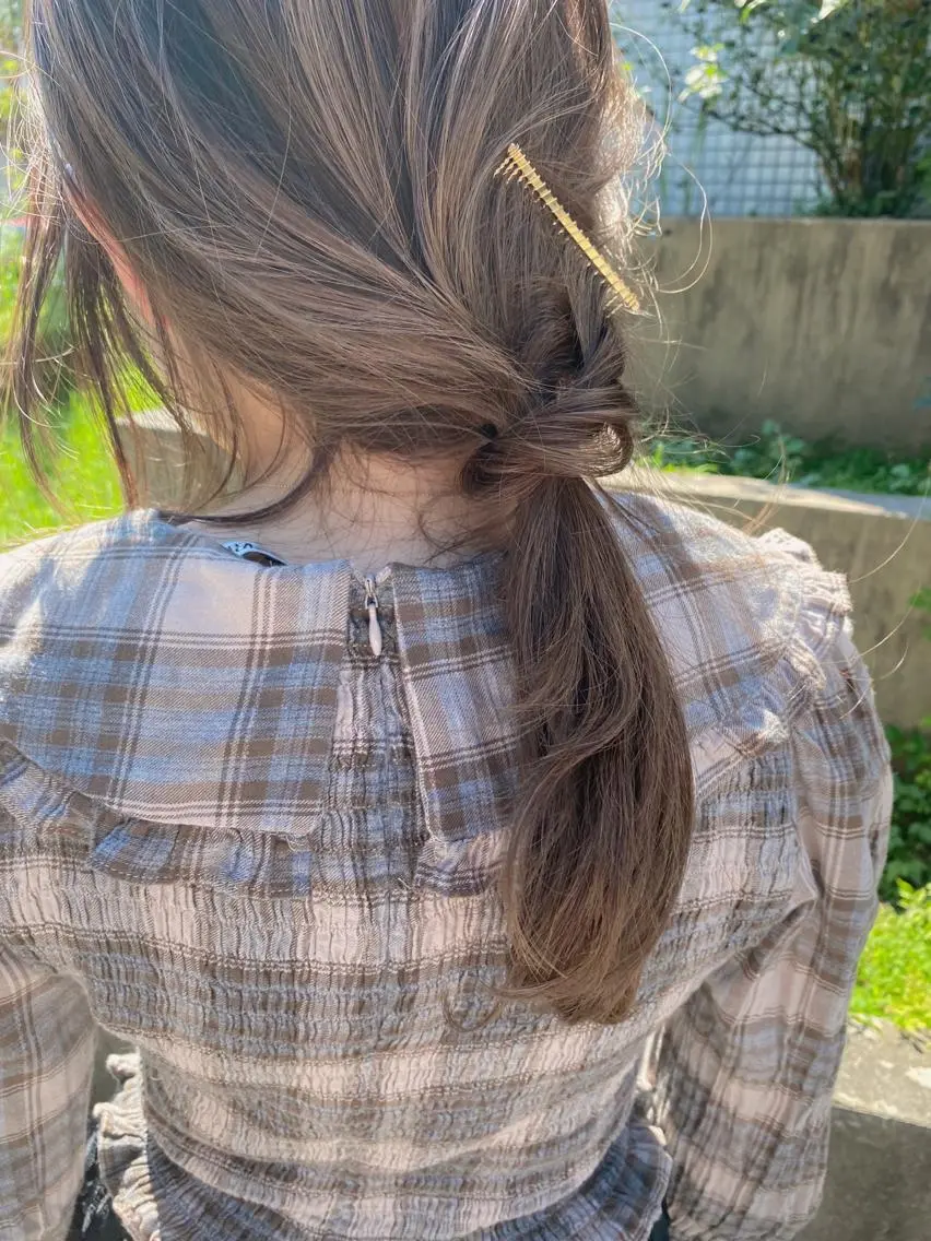 セミロング カラー ヘアカラー トリートメント 田町駅徒歩5分 🌼fumiのヘアスタイル
