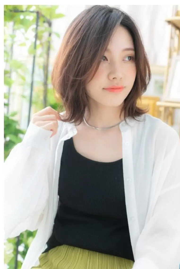 ミディアム 中野 雄介のヘアスタイル