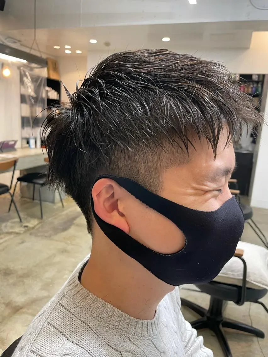 ショート メンズ カット トリートメント 🌈本物の髪質改善 森田涼平のヘアスタイル