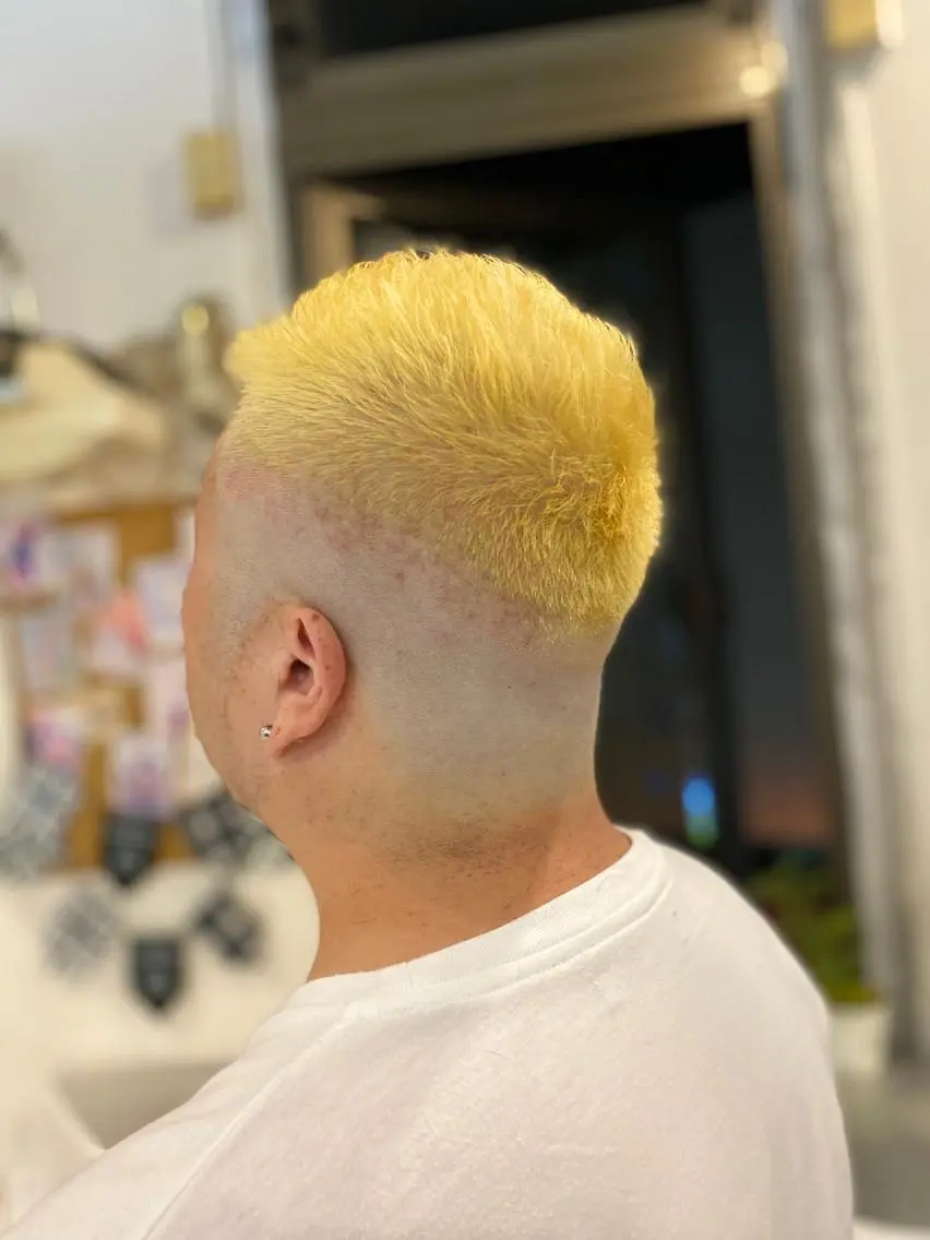 メンズ フェードカット スキンフェード 黒川 奨のヘアスタイル