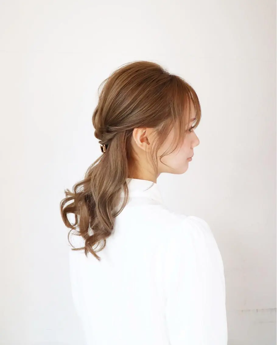 セミロング ヘアアレンジ 🐧銀座/ショート/ ショートボブ広瀬🐧のヘアスタイル