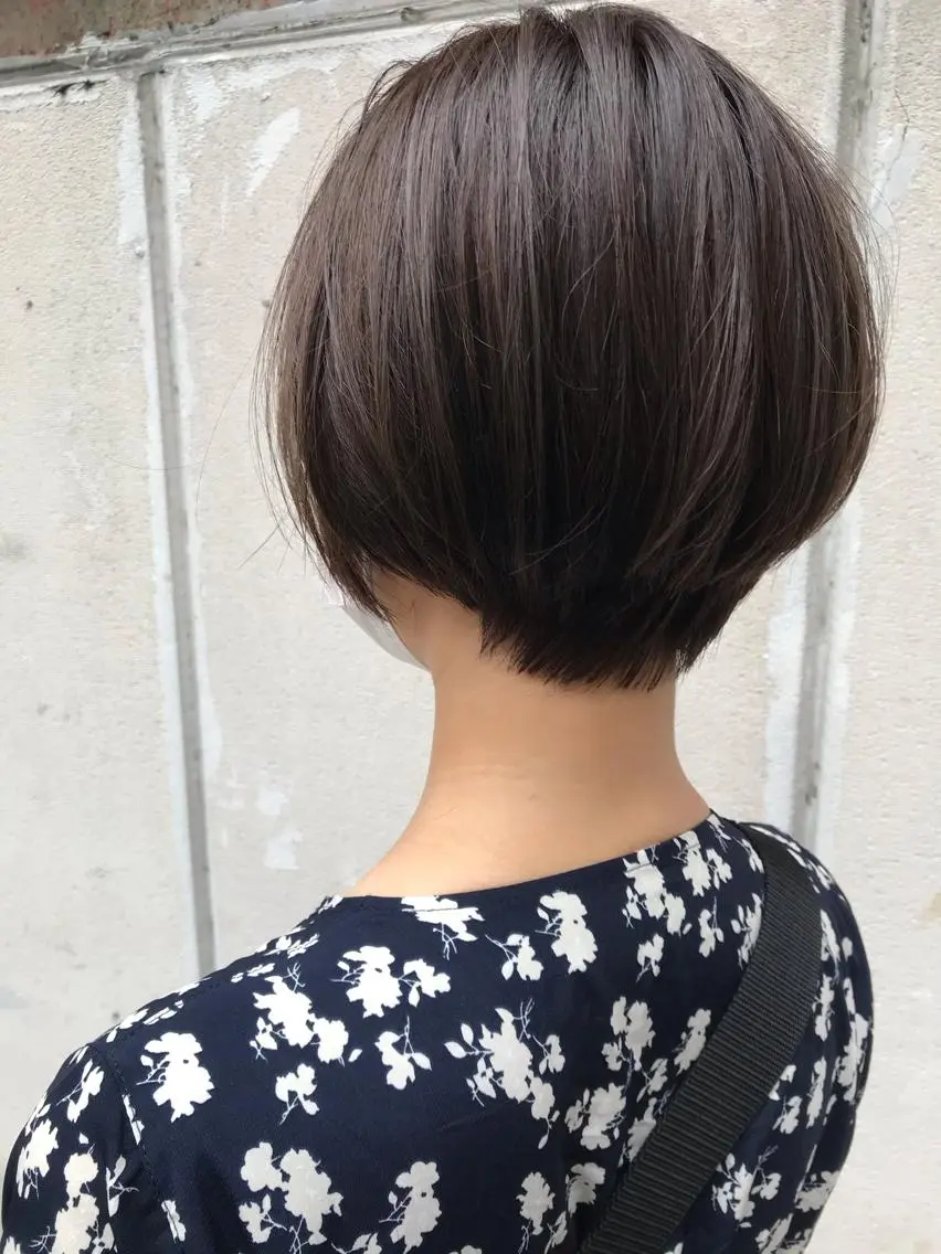 ショート カット ヘアカラー トリートメント ayane⭐️ボブ・ ショート・パーマのヘアスタイル
