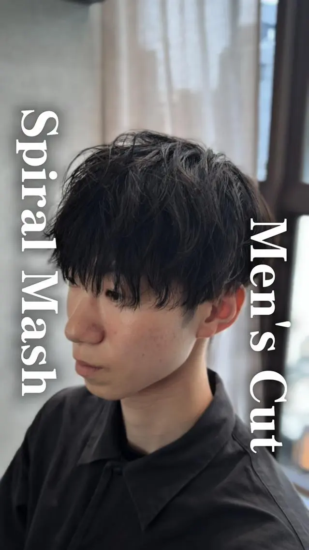 ショート メンズ カット 札幌大通/メンズ/ 縮毛矯正•髪質改善のヘアスタイル