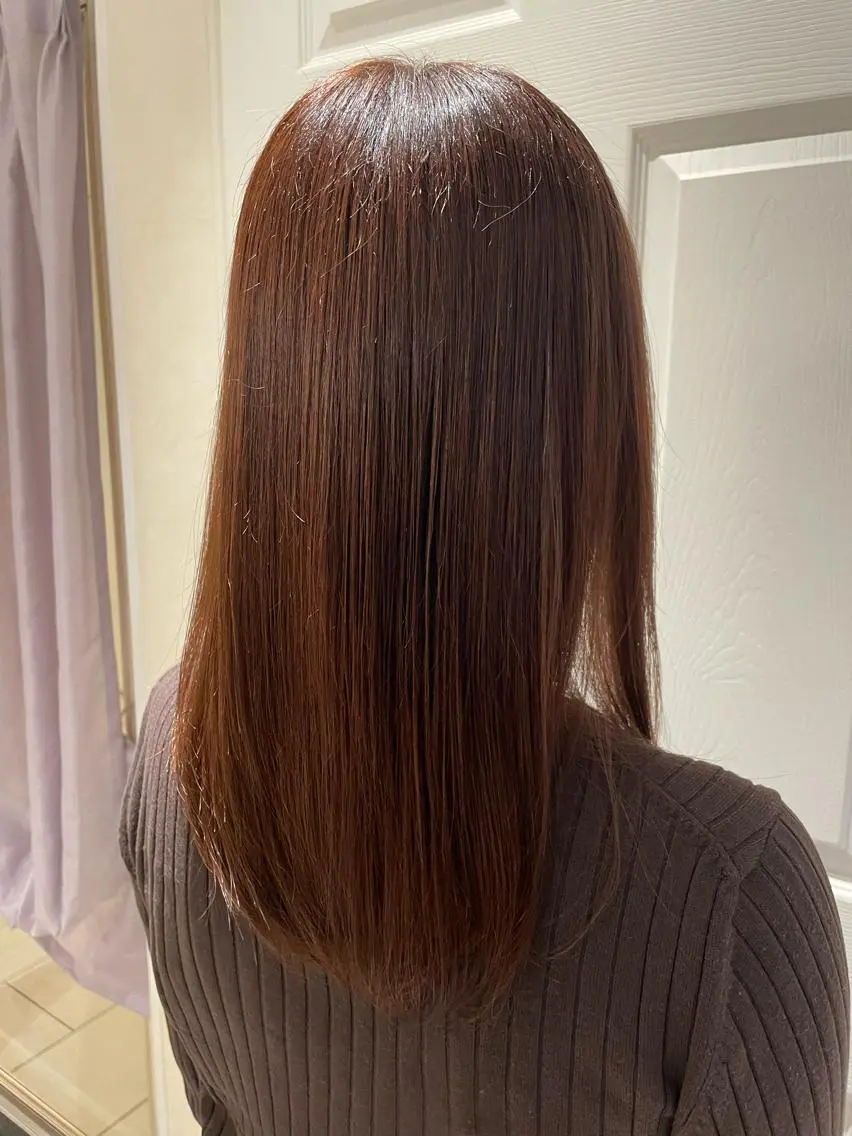 ミディアム カラー ピンクカラー 柳井 準平のヘアスタイル