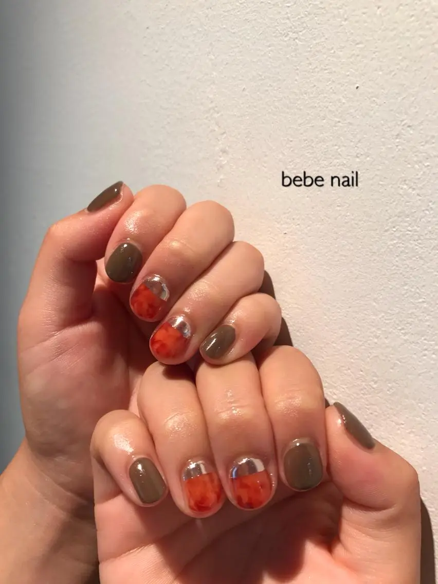 ネイル べっ甲ネイル Ann nailのネイルデザイン