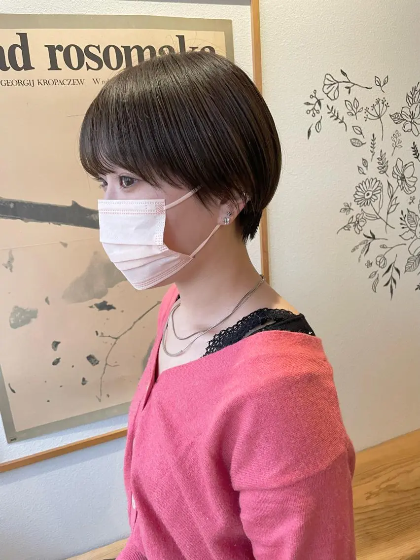 ショート カラー カット ヒナゴ トヨカズのヘアスタイル