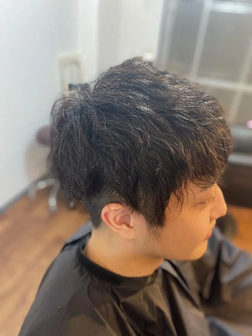 ショート パーマ メンズ メンズパーマ Luzir⭐︎ GEN⭐︎のヘアスタイル
