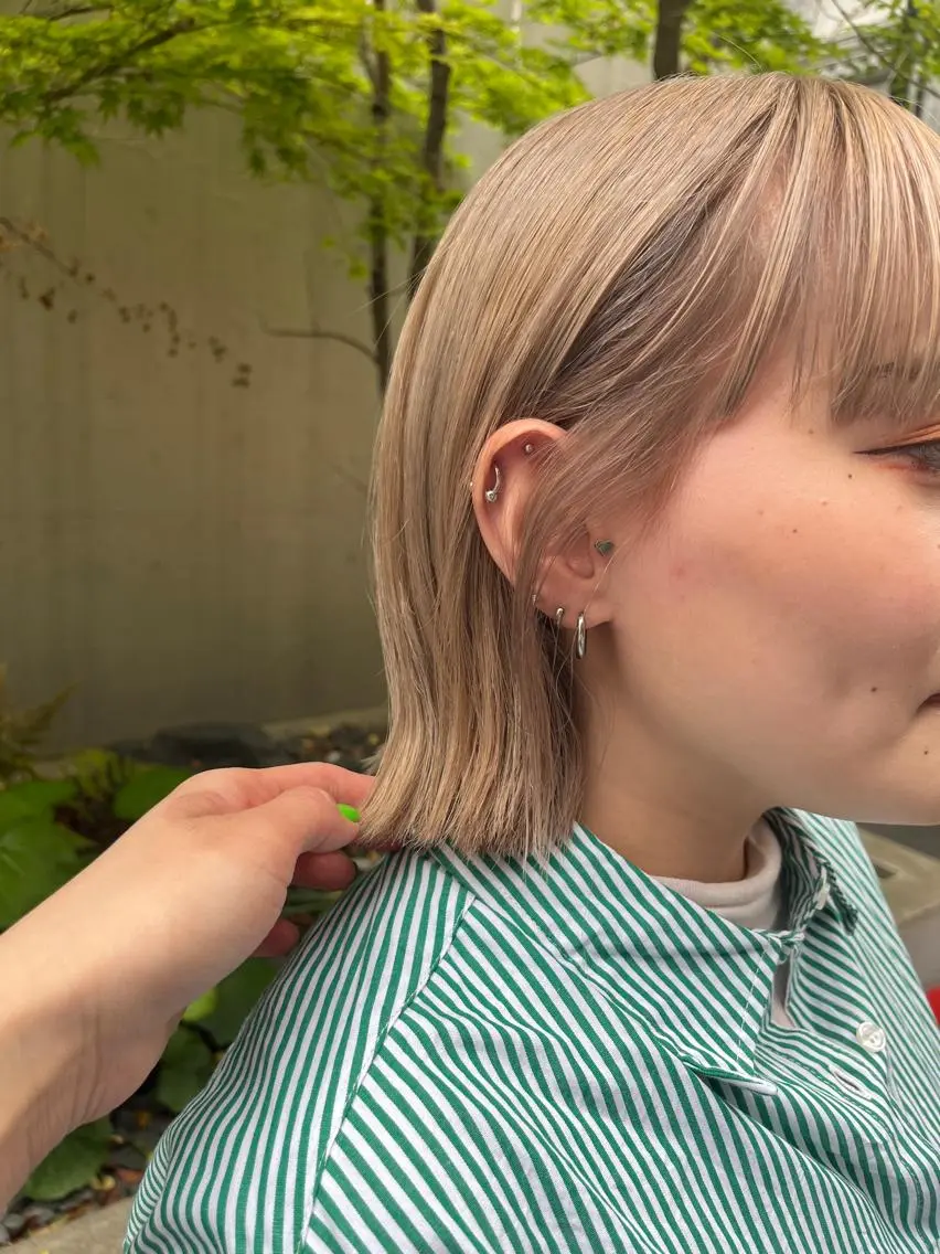 ショート Yurina 💖透明感カラー💖のヘアスタイル
