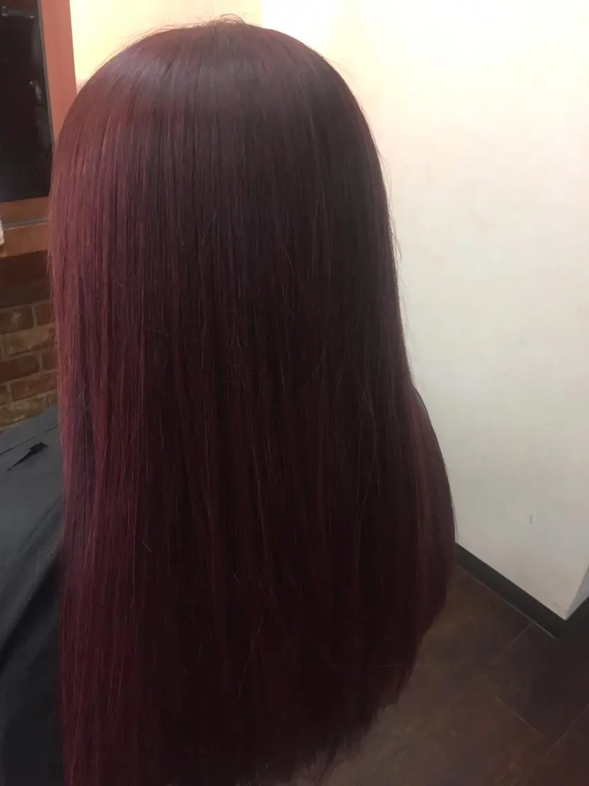 ロング カラー ヘアカラー トリートメント 桧山 真のヘアスタイル