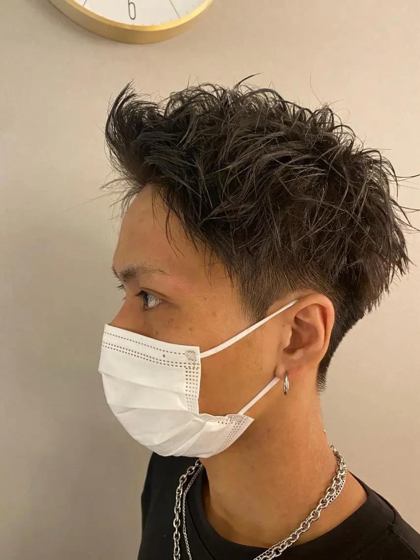 カラー メンズ unopulir 景山 凌のヘアスタイル