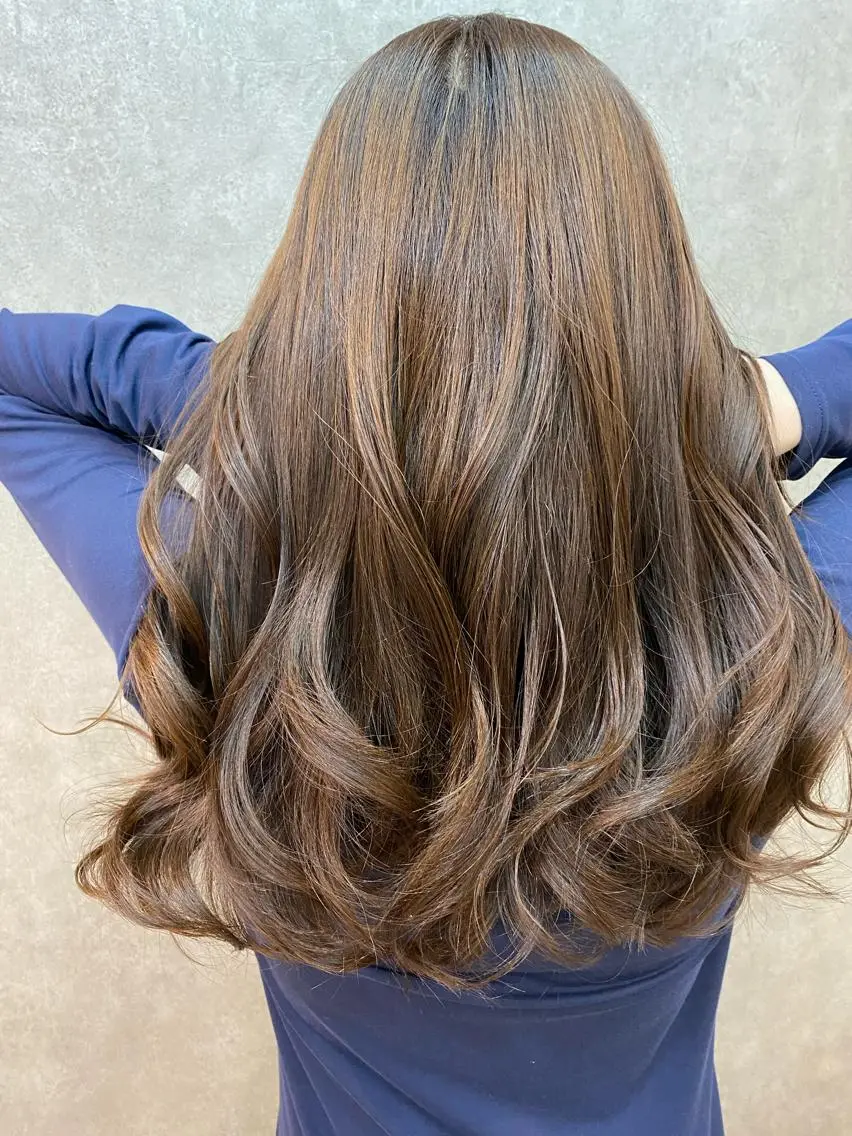 ロング カラー パーマ ヘアセット 【enil代表】 杉林和哉のヘアスタイル