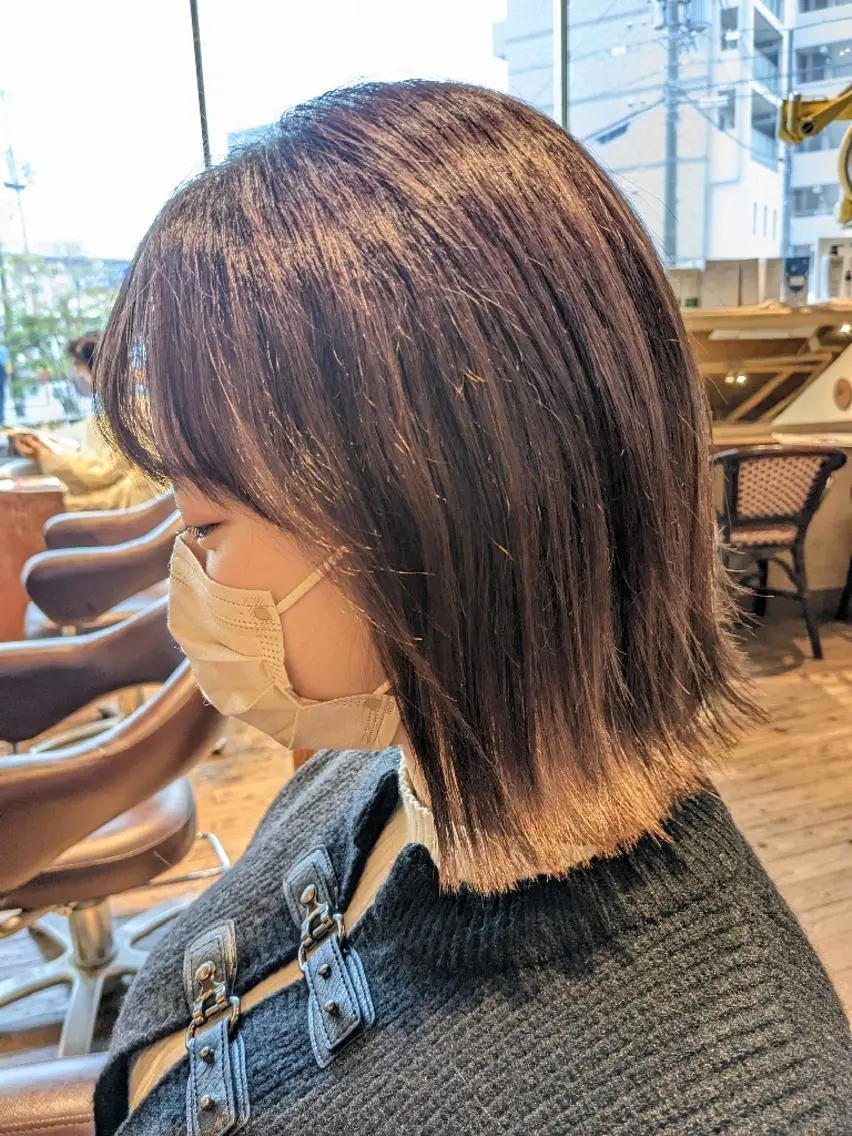 ショート ボブ 外ハネヘア 木下 峻輔/髪質改善特化のヘアスタイル