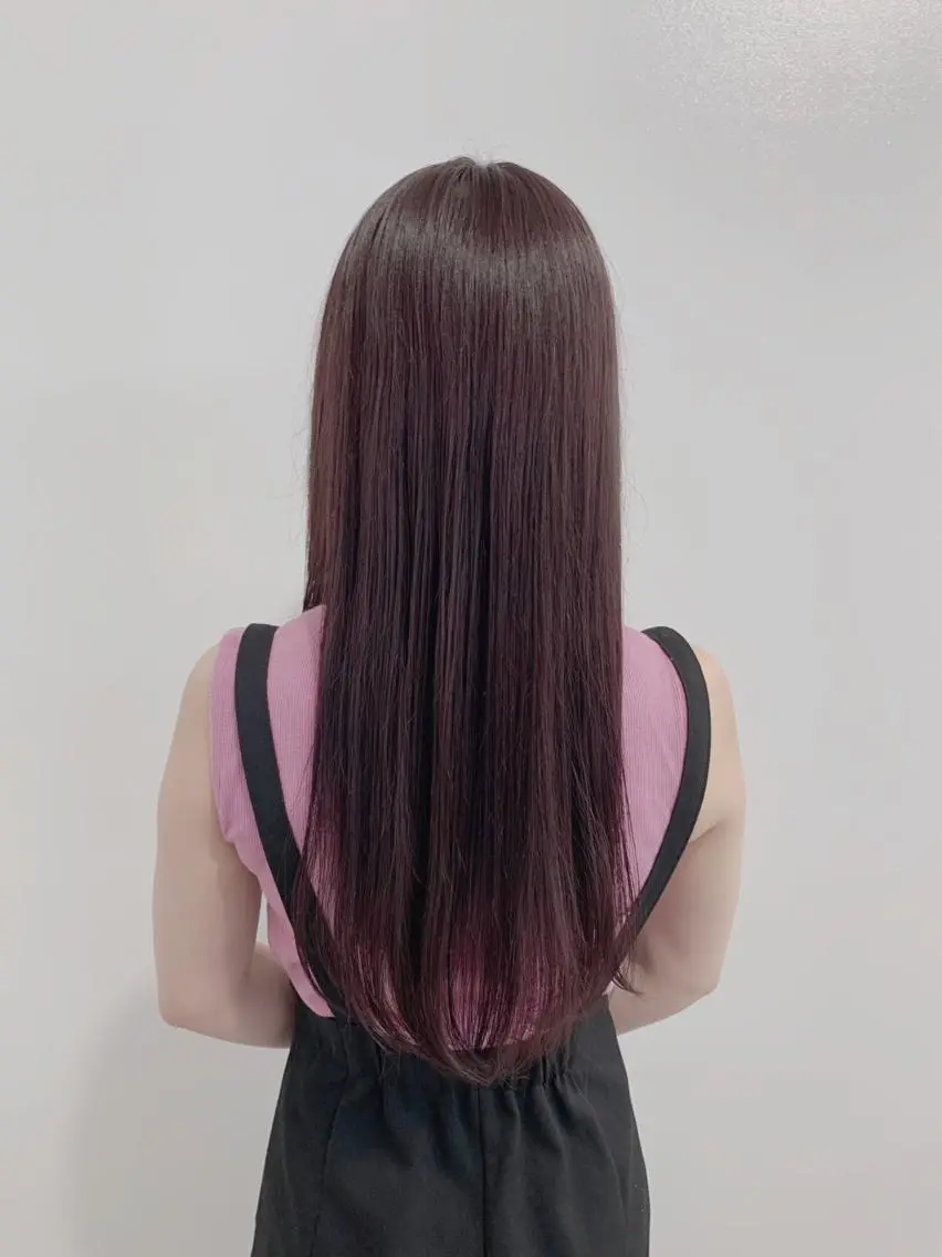 カラー レイヤー🩵透明感 ೀユイ🌙のヘアスタイル