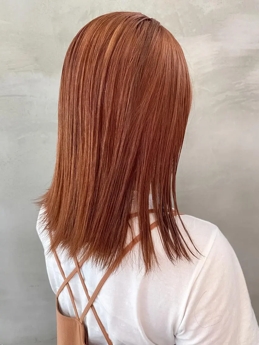 セミロング カラー カット ヘアカラー トリートメント 🫧透明感カラー🫧 OIKAWAのヘアスタイル