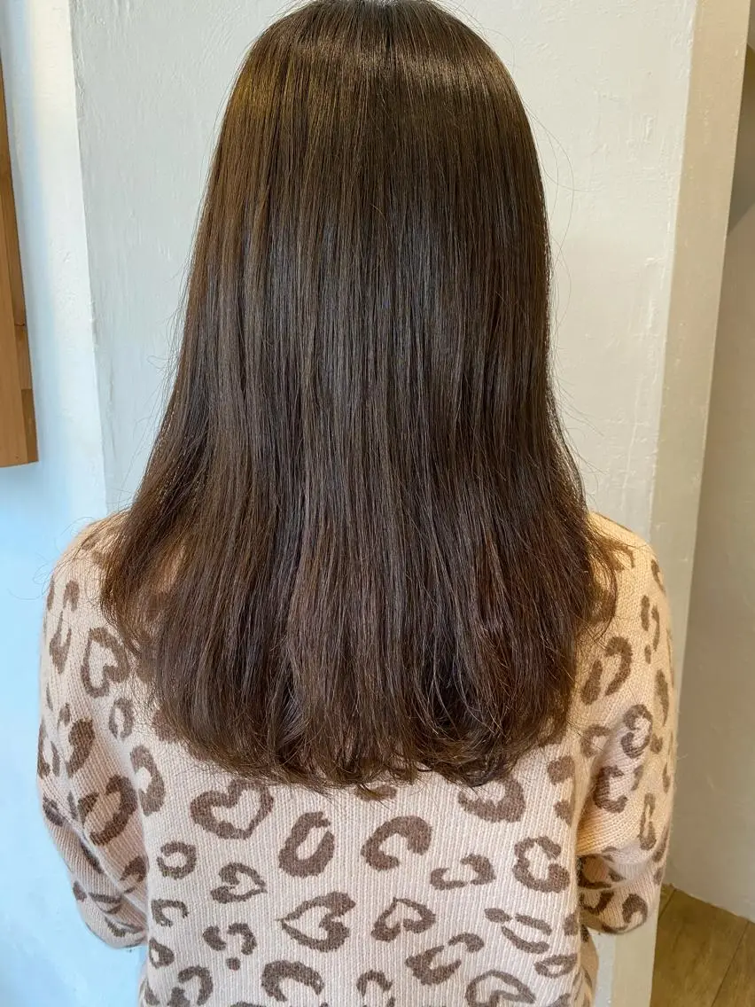 ロング カラー パーマ ヘアアレンジ メンズ キッズ ネイル マツエク・マツパ ベージュカラー インナーカラー/ KANAのヘアスタイル