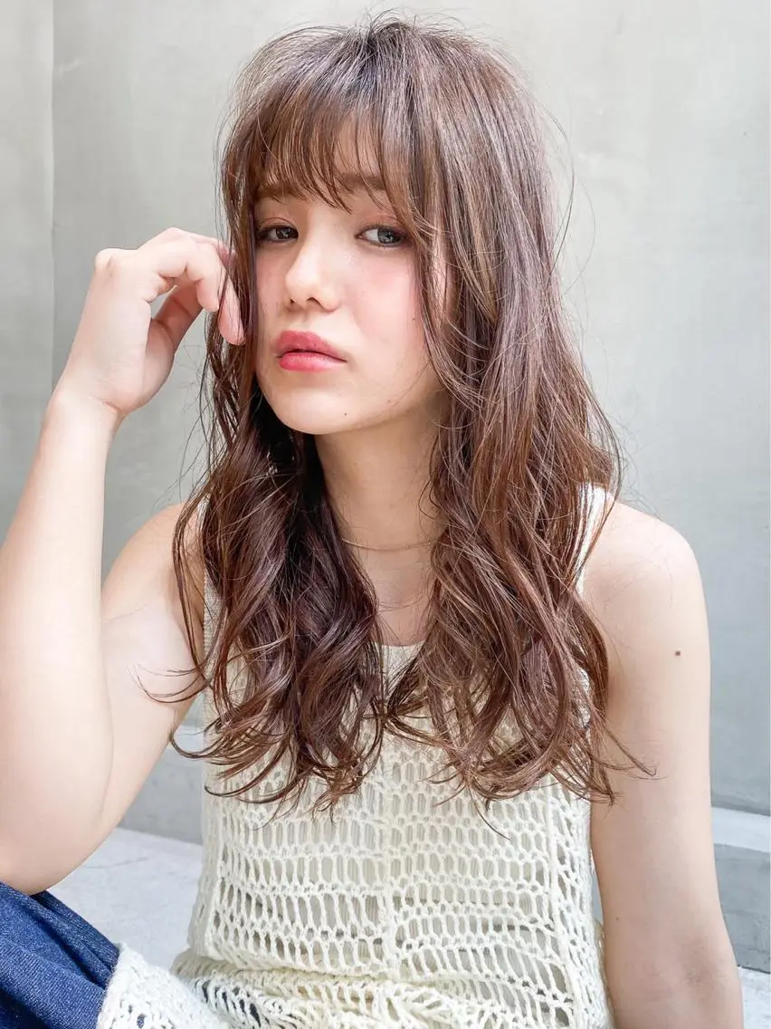 ロング カラー カット トリートメント 透明感カラー✂︎ YUKAのヘアスタイル