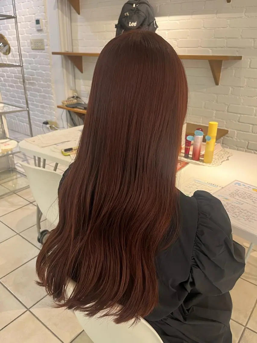 ロング カラー ⭐️ダブルカラー⭐️ ｼｭﾝ⭐️のヘアスタイル