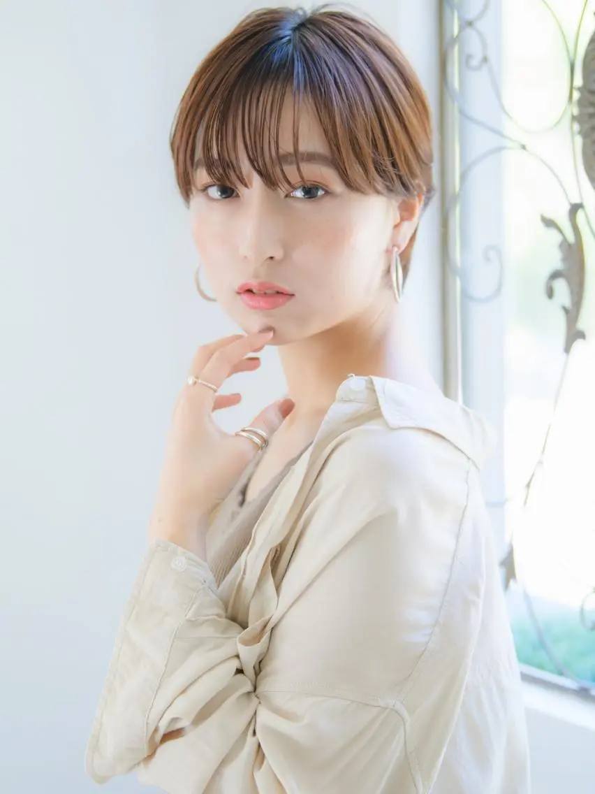 ショート カラー ヘアアレンジ メンズパーマ特化🔥 ツイスパ/シャドウのヘアスタイル