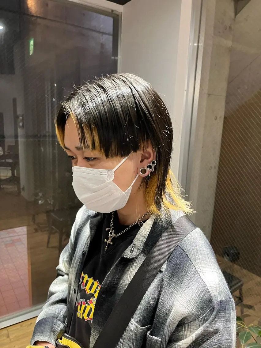 ミディアム カラー パーマ ヘアアレンジ メンズ ヘアカラー トリートメント 💎髪質改善特化💎 RUITOのヘアスタイル