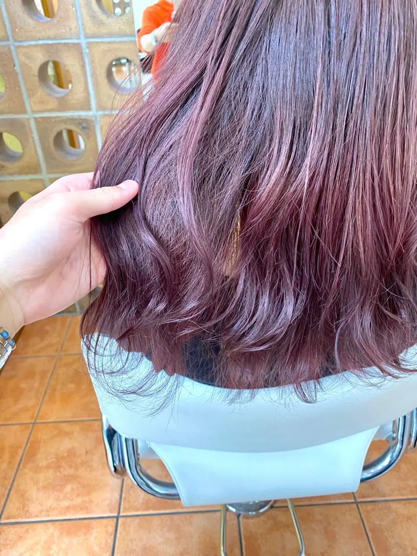 ミディアム カラー ✨髪質改善専門店✨ QOLU✨のヘアスタイル