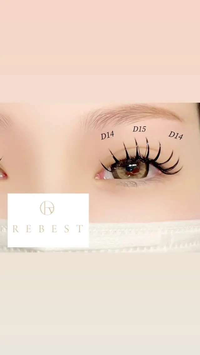 マツエク・マツパ REBEST天王寺 eye🩵Maayaのマツエク・マツパデザイン