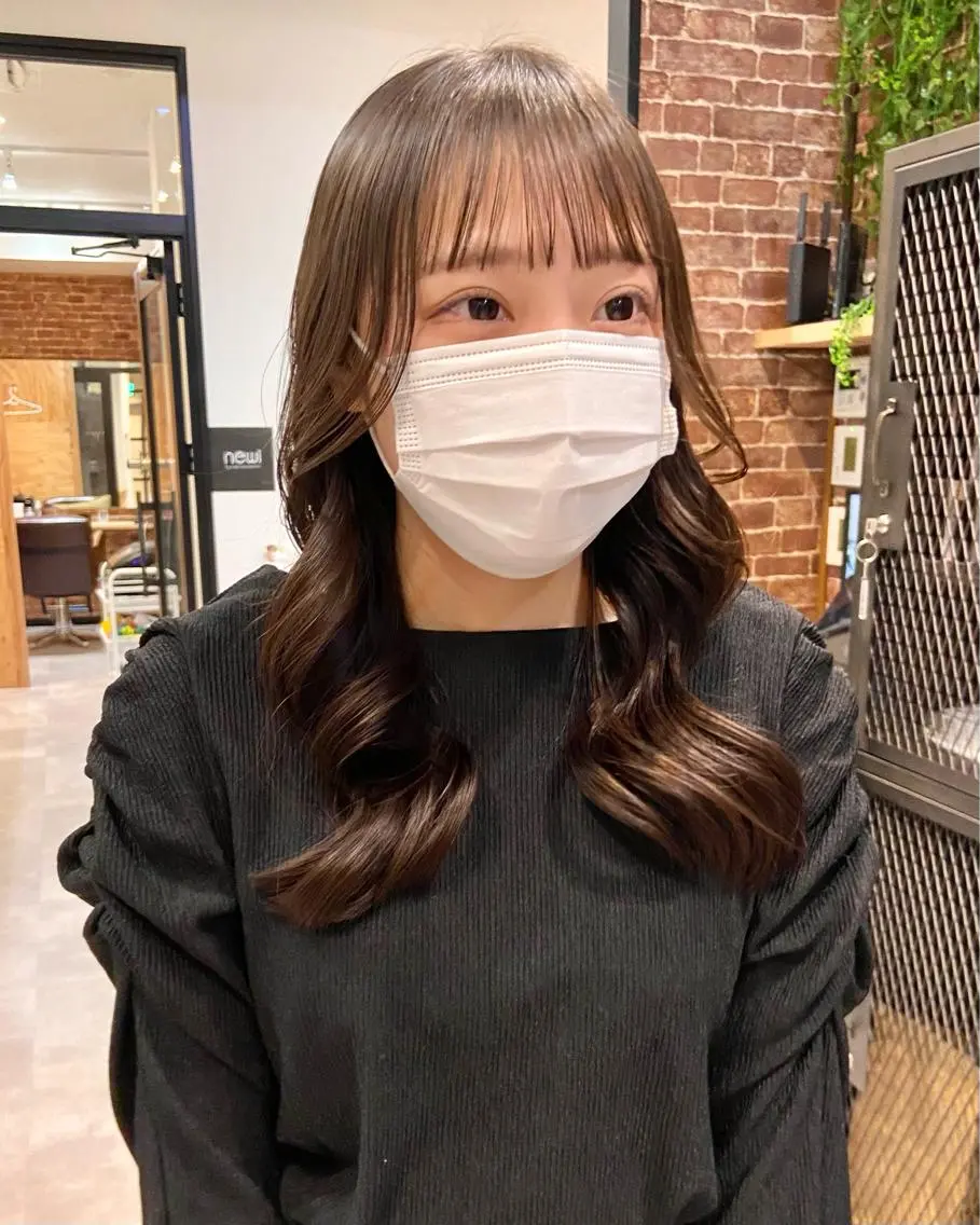 ロング カラー カット ヘアカラー トリートメント ERI / newi町田のヘアスタイル