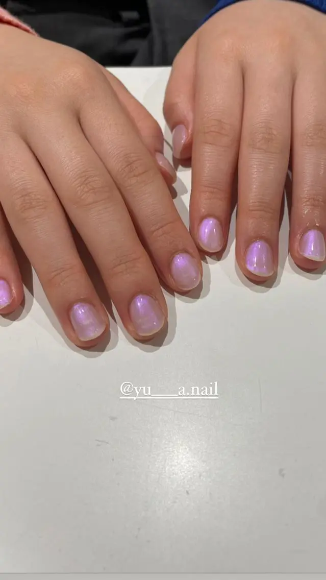 ネイル オーロラネイル kim yuaのネイルデザイン