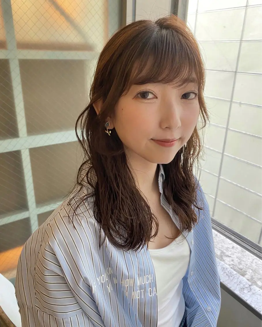 ロング パーマ ニュアンスパーマ 🌸透明感艶 カラー🌸Yuukiのヘアスタイル