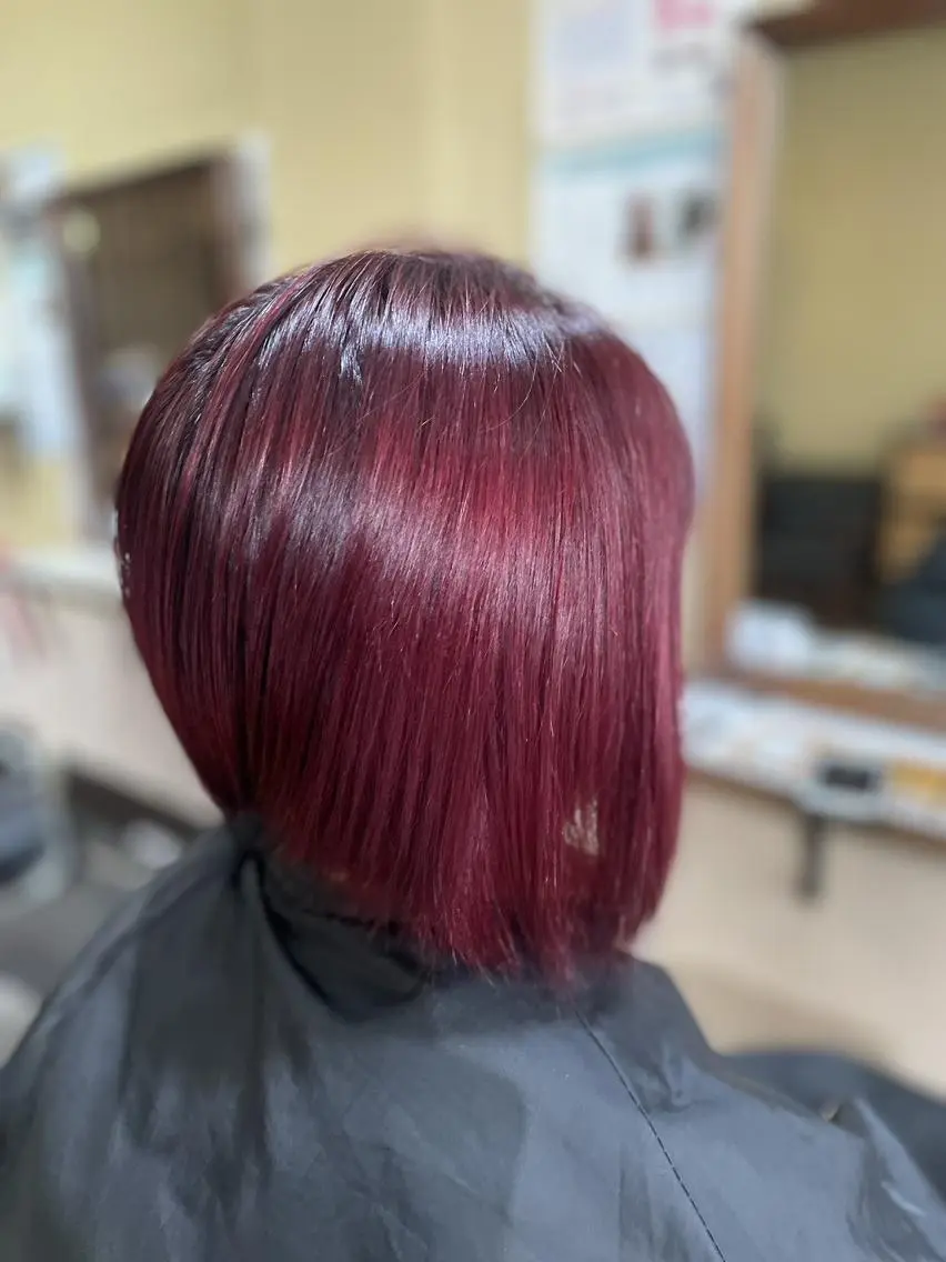 ショート パピヨンロゼ 低ダメージ/髪質改善のヘアスタイル