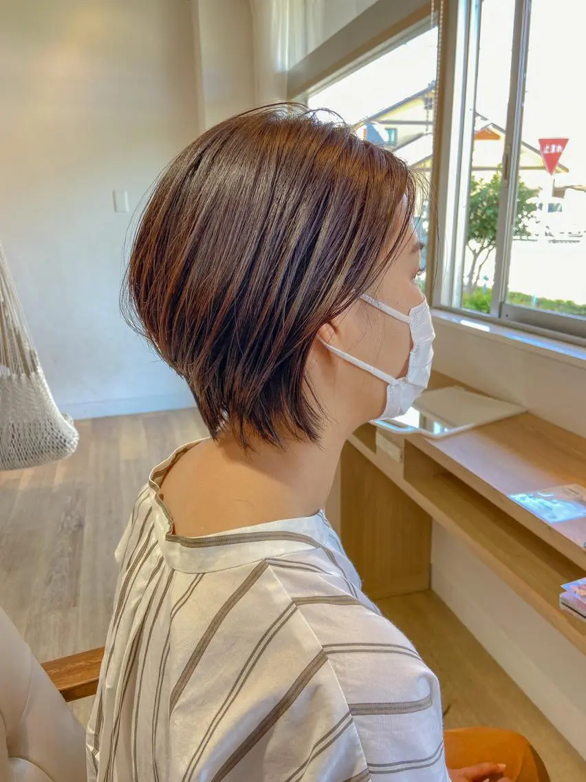 ショート 岐阜茜部/髪質改善 平田ヒデカズのヘアスタイル