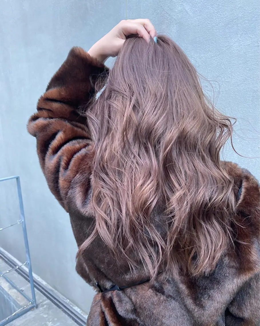 ロング カラー パーマ ヘアアレンジ メンズ キッズ ネイル マツエク・マツパ レイヤー/顔周り 韓国ヘア森田和貴のヘアスタイル