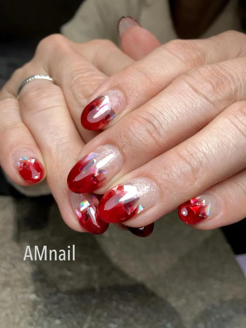 ネイル アートネイル 持ち込み ハンドネイル Am:nail 柏 SUE（スゥ）のネイルデザイン